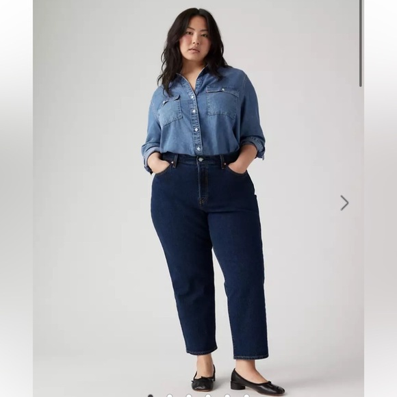 Levi's Denim - Levi’s wedgie straight size ankle cut dark denim jeans​